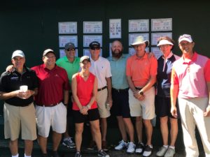 group of golfers