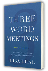 Three Word Meetings book